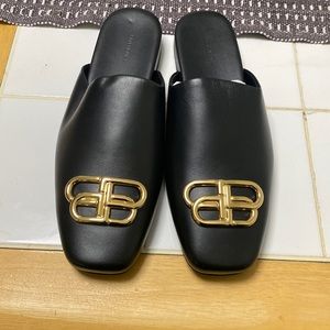 Black Balenciaga Mules